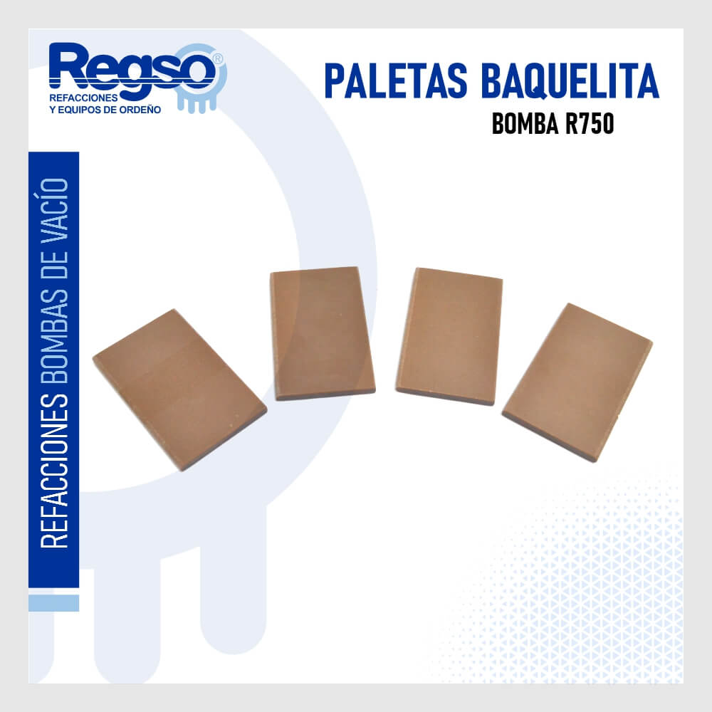 Paletas Baquelita Bomba R750