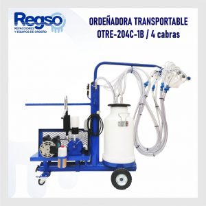 Ordeñadora transportable OTRE-204C-1B / 4 cabras